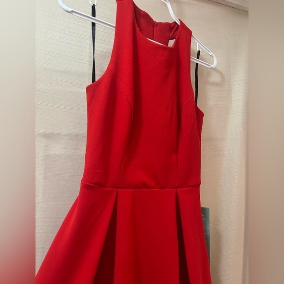 ⚫️ BOGO B Smart red summer girly flowy mini backless dress size 3 - Picture 3 of 6